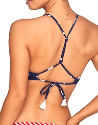 Laila Plunge Swim Top