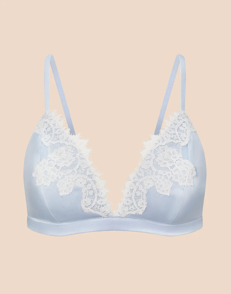 Vegan Silk Bralette Unlined