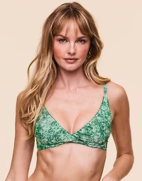 Pilar Plunge Swim Top