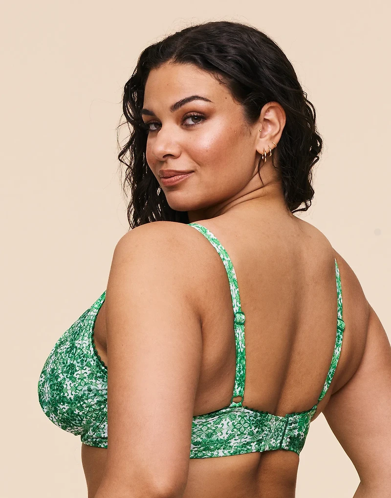 Pilar Plunge Swim Top