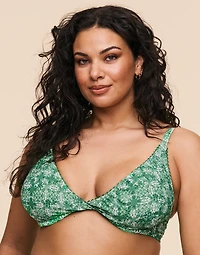 Pilar Plunge Swim Top