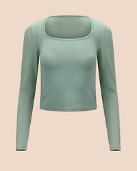 Pointelle Long Sleeve