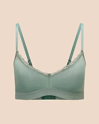 Pointelle Scoop Bralette Unlined Bra