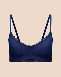 Pointelle Wireless Triangle Unlined