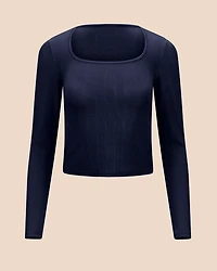 Pointelle Long Sleeve