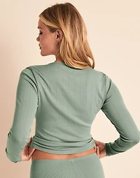 Pointelle Long Sleeve