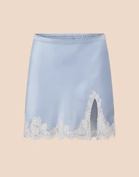 Vegan Silk Slip Skirt