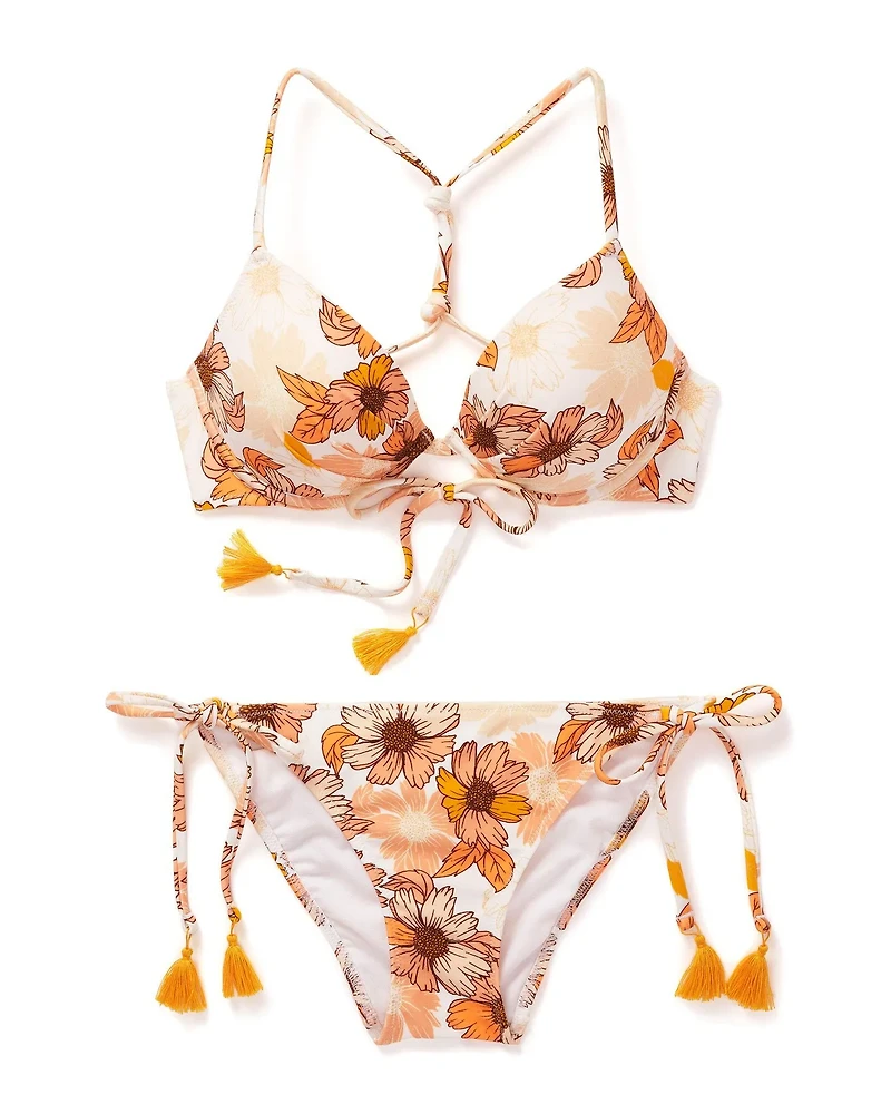 Laila Plunge Swim Top