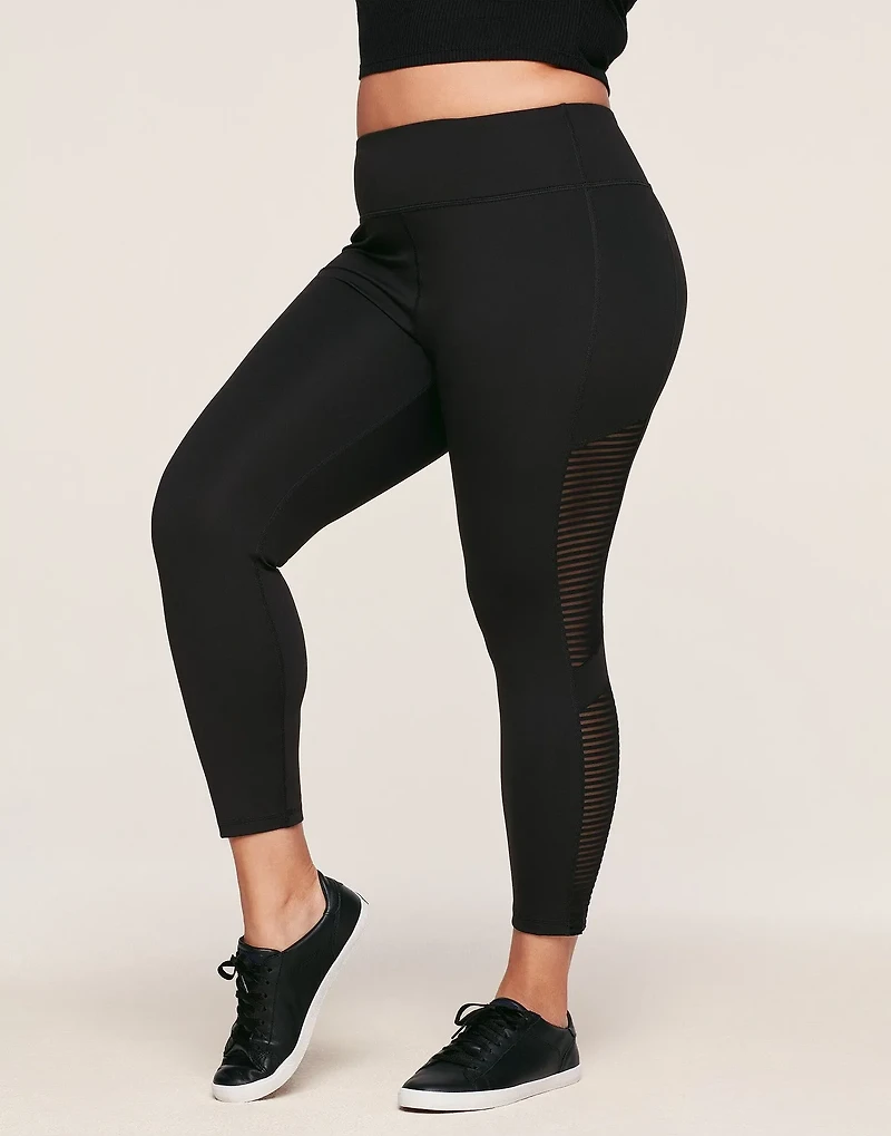 Cali Stripe Mesh Legging