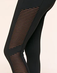 Cali Stripe Mesh Legging