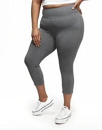 Haley Heathered Crop Legging