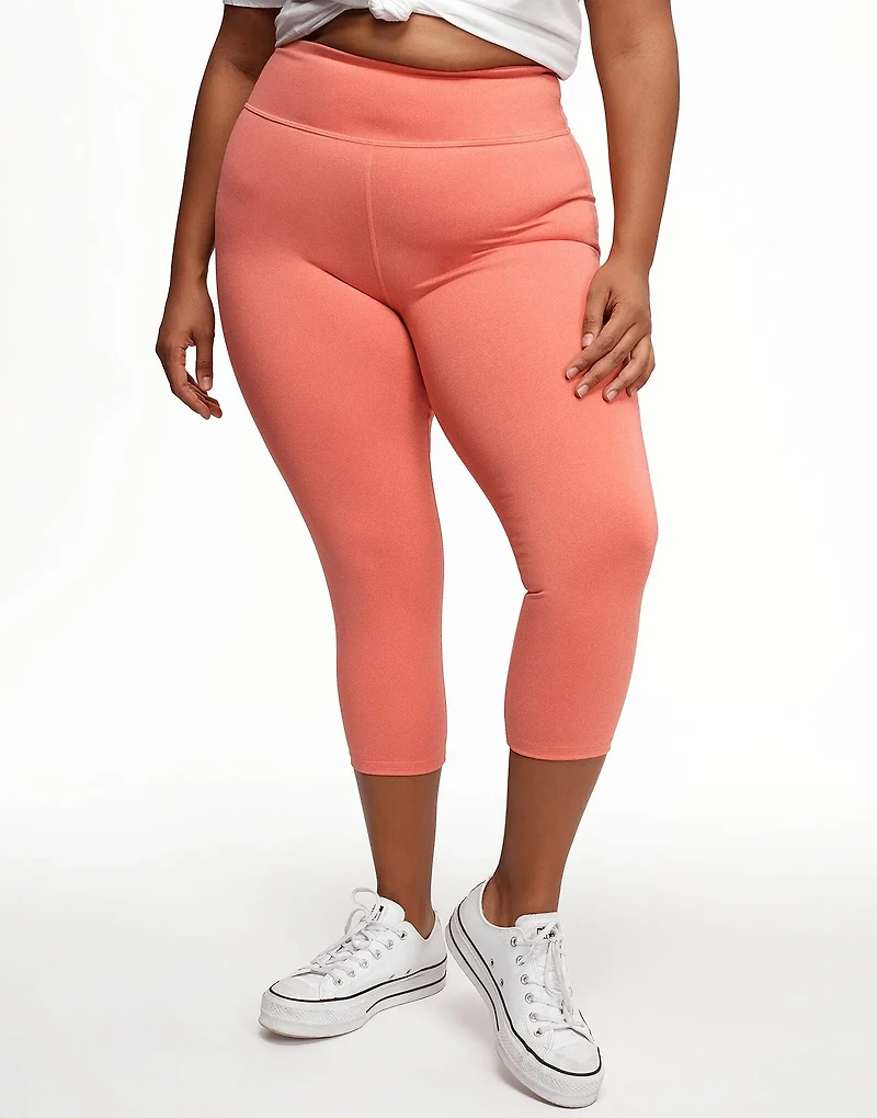 Haley Heathered Crop Legging