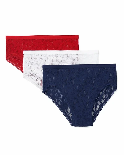 3-Pack Elite A/O Fashion High Waisted Panties