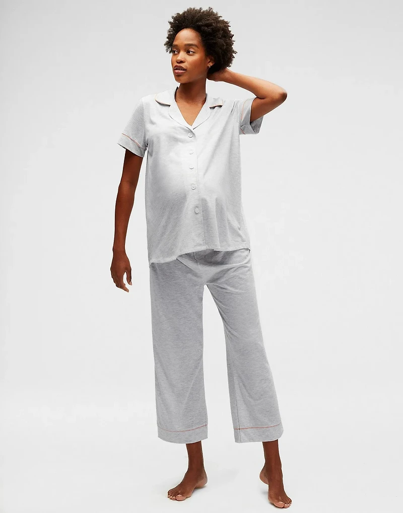 Lounge Chic Classic Capri PJ Set