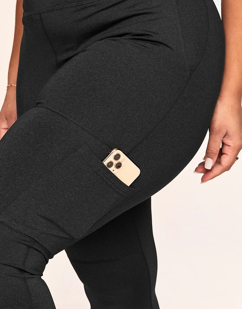 Haley Heathered Cargo Legging