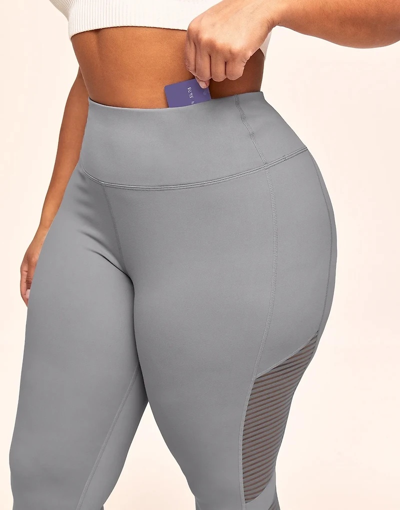 Cali Stripe Mesh Legging