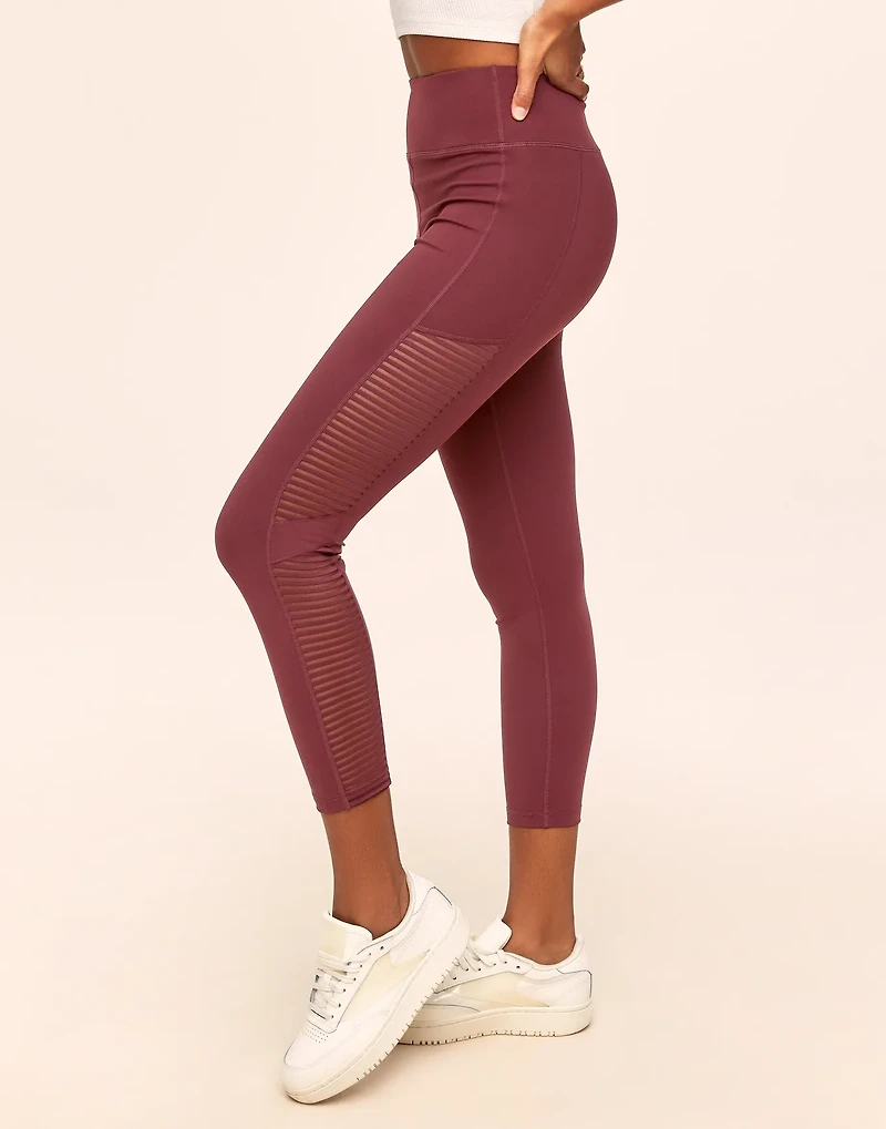 Cali Stripe Mesh Legging