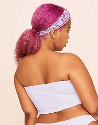 Arlette Smocking Bandeau Swim Top