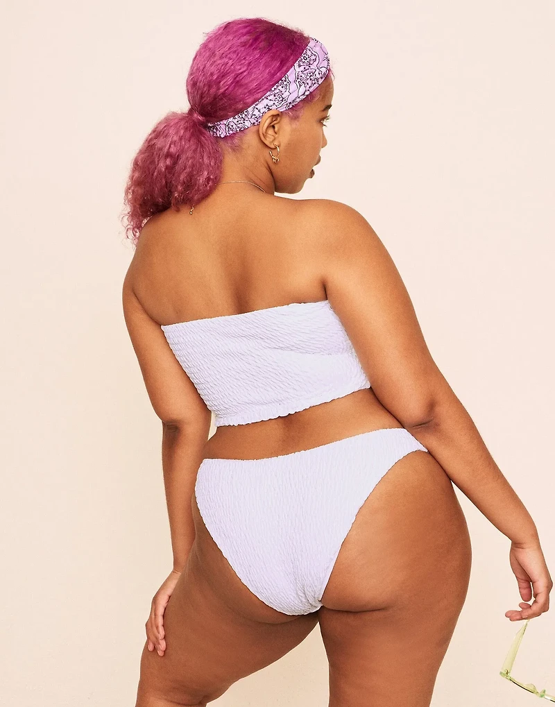 Hallie Smocking V Swim Bottom