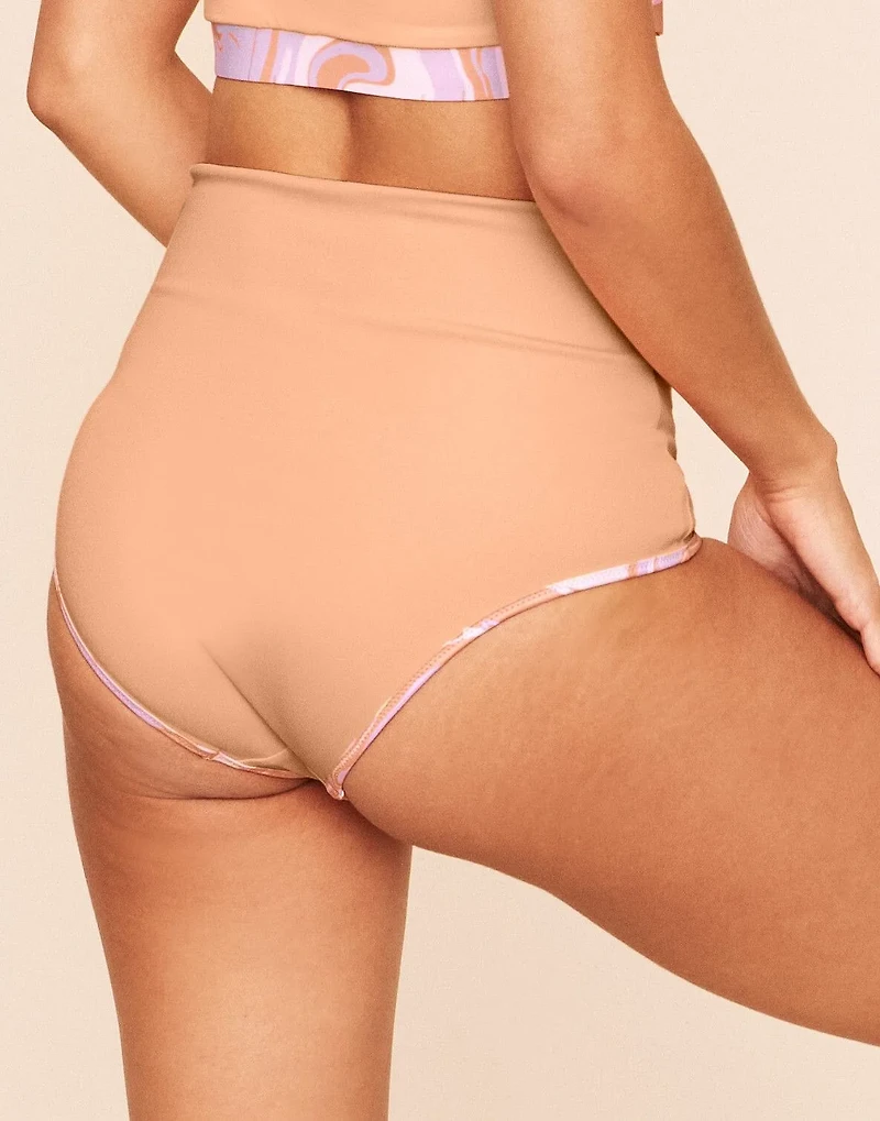 Vivian Reversible High Waist Swim Bottom