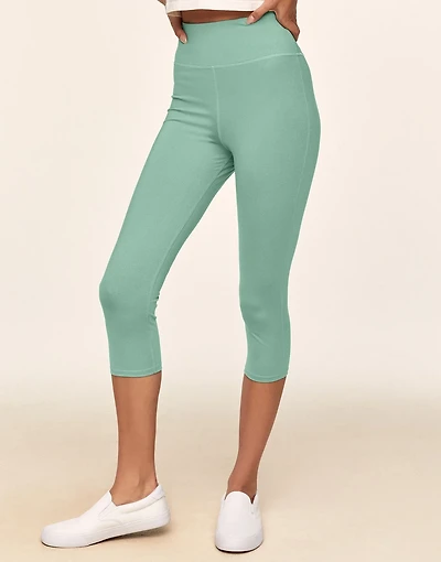 Haley Heathered Crop Legging