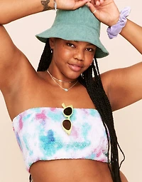 Arlette Smocking Bandeau Swim Top