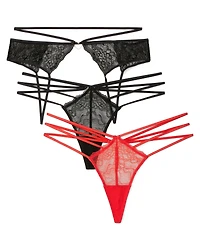 3-Pack Super Sexy Crotchless Panties