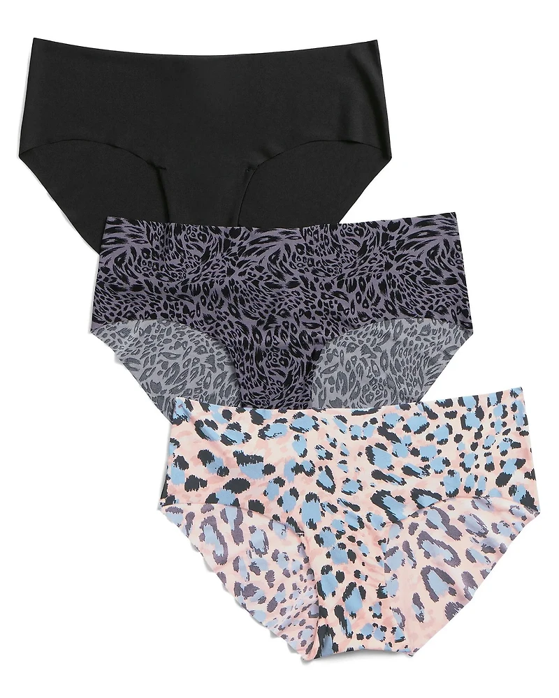 3-Pack Leto Invisible Hipster Panties