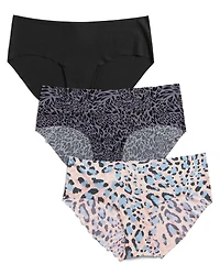 3-Pack Leto Invisible Hipster Panties