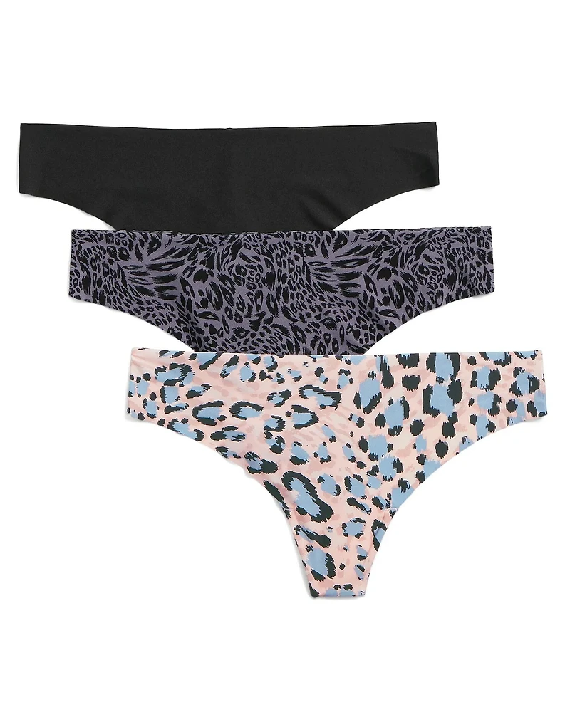3-Pack Annie Invisible Thong Panties