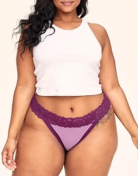 3-Pack Kourtney Cotton Thong Panties
