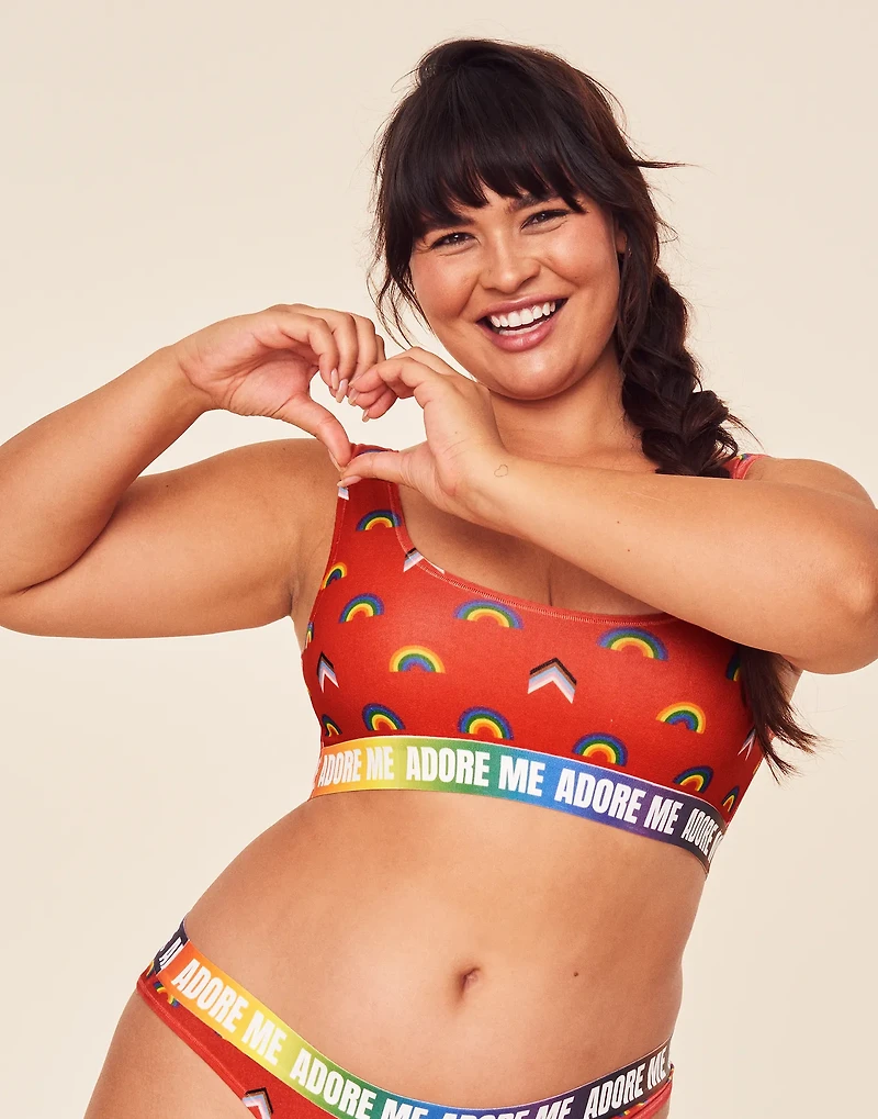 Adore Me PRIDE Bralette Unlined Bra
