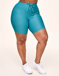 Remy Rib Lace-Up Biker Short