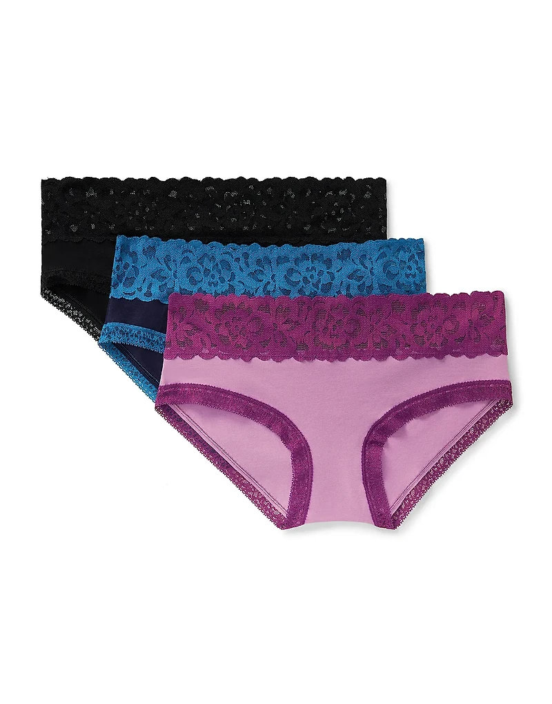 3-Pack Millie Cotton Hipster Panties