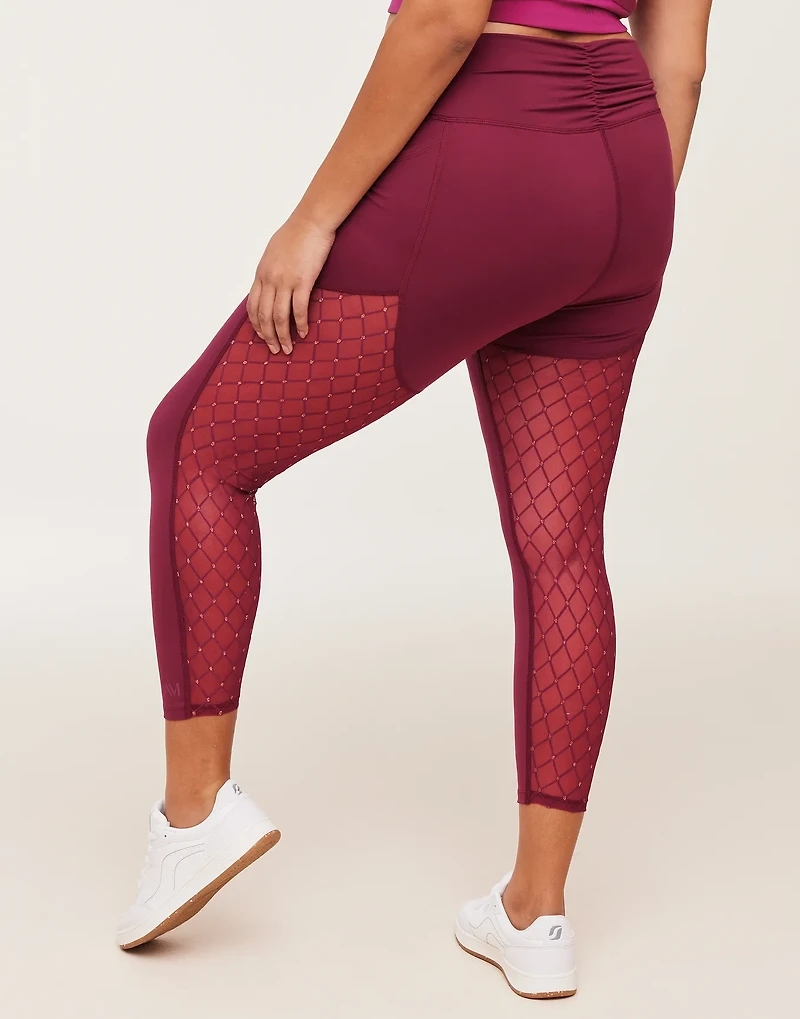 Lotus Novelty Mesh Legging