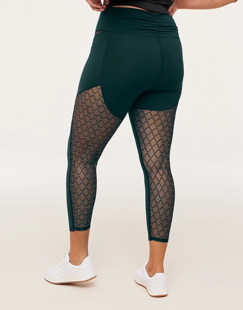 Lotus Novelty Mesh Legging