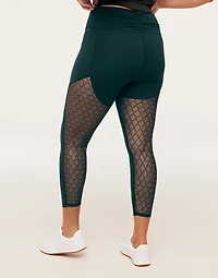 Lotus Novelty Mesh Legging
