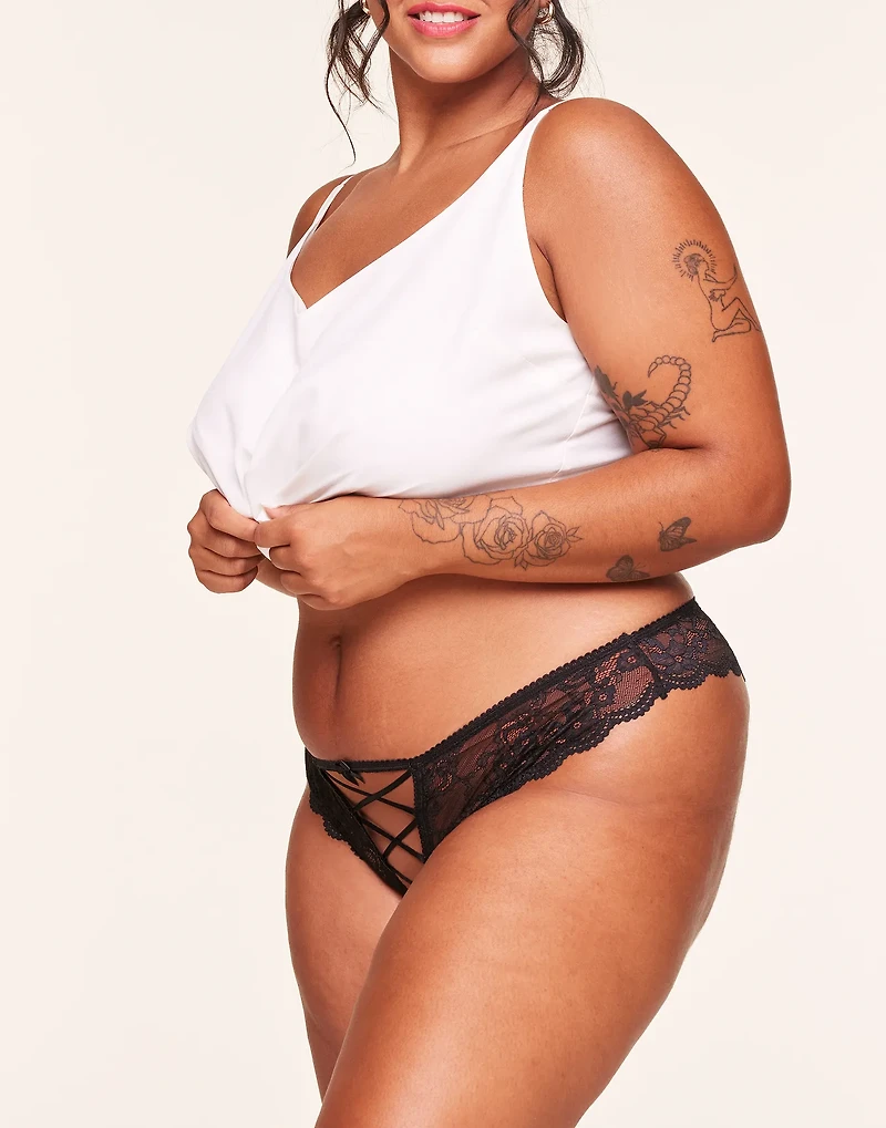 Sarina Crotchless Panty