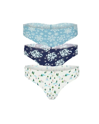 3-Pack Francine Invisible Thong Panties