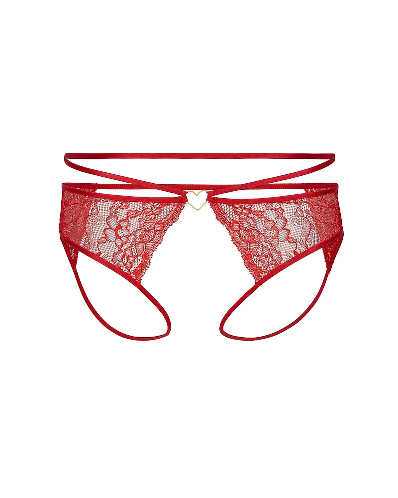 3-Pack Sexy Panty Crotchless Panties