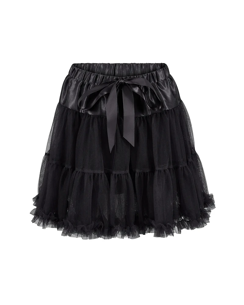 Short Tulle Tutu Skirt Black Costumes