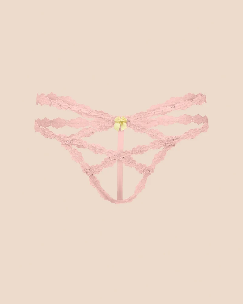 Camellia Crotchless Panty