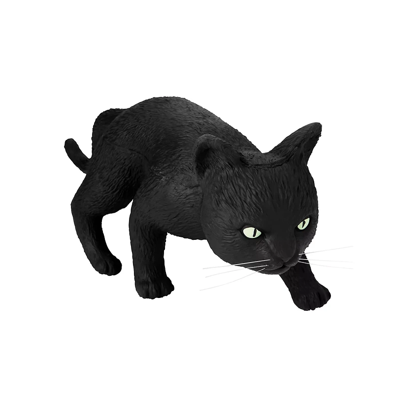 Arched Back Latex Black Cat