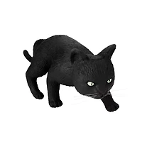 Arched Back Latex Black Cat