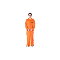 Adult Department of Corrections Prisoner One Piece Costume
