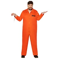 Adult Department of Corrections Prisoner One Piece Costume