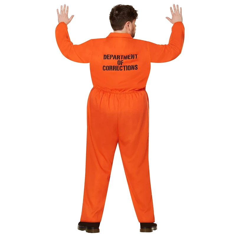 Adult Department of Corrections Prisoner One Piece Costume