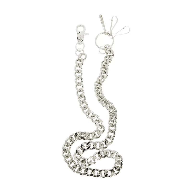 Silvertone Link Wallet Chain