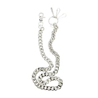 Silvertone Link Wallet Chain