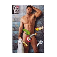 Pin the Junk on the Hunk Poster Game